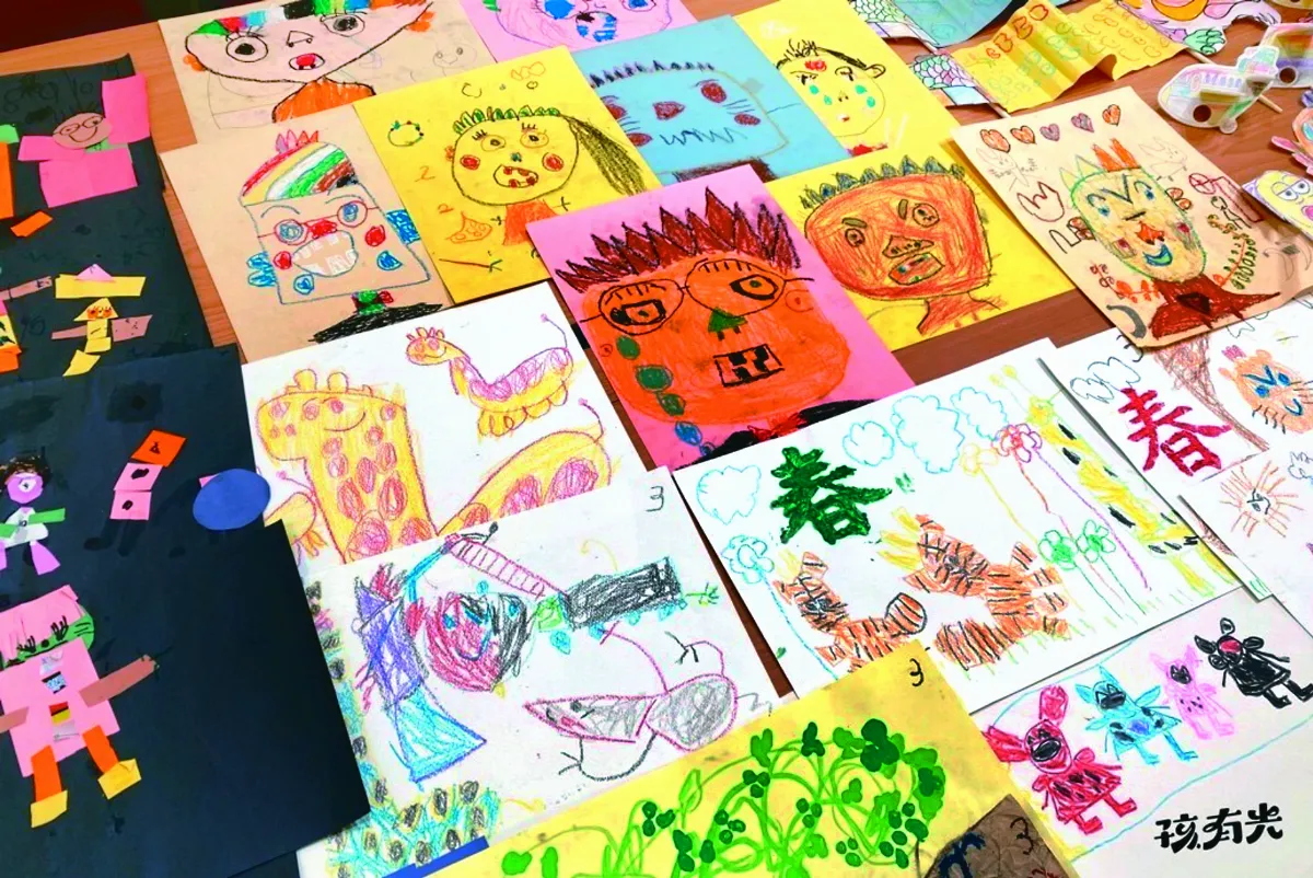 為移工寶寶辦畫展  籲善待孩子