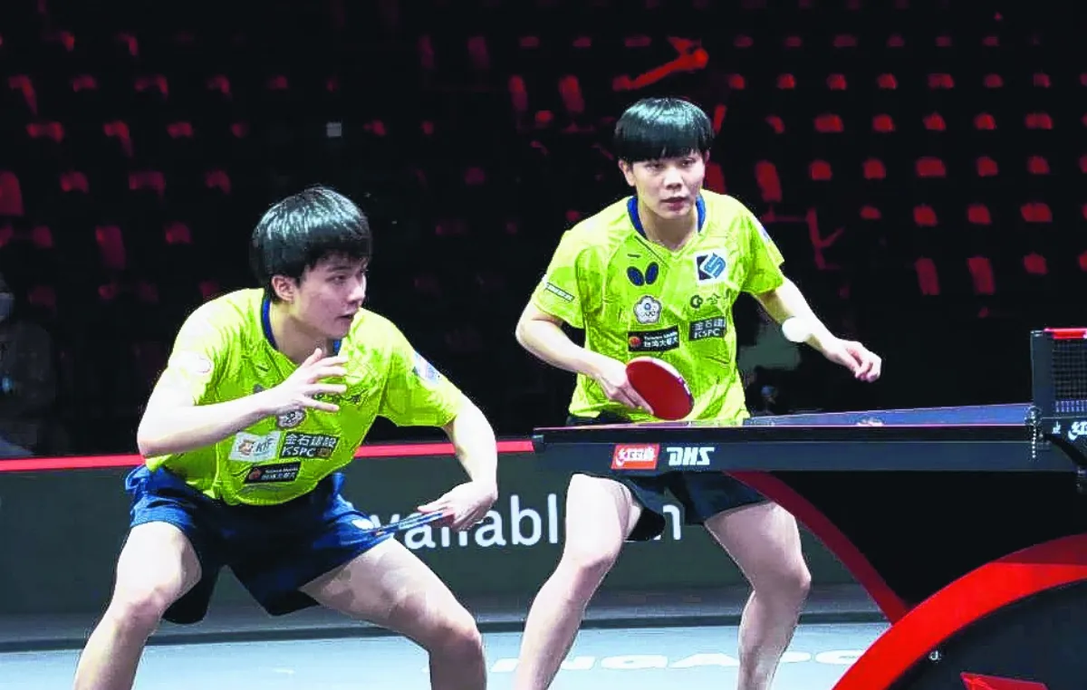 WTT多哈桌球賽  林昀儒／鄭怡靜奪冠