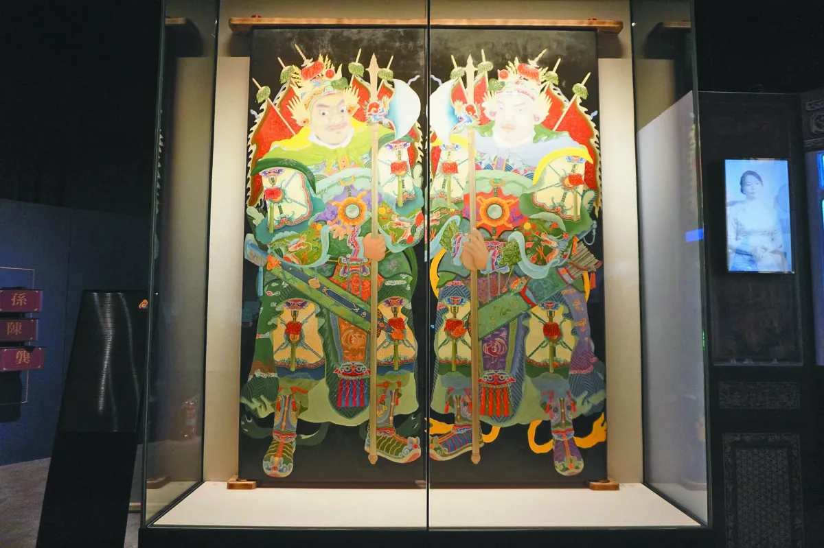 金門蔡氏家廟 門神顏料罕見