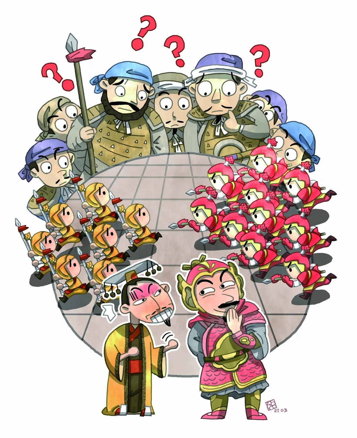 那麼多兵怎麼點？ 韓信點兵