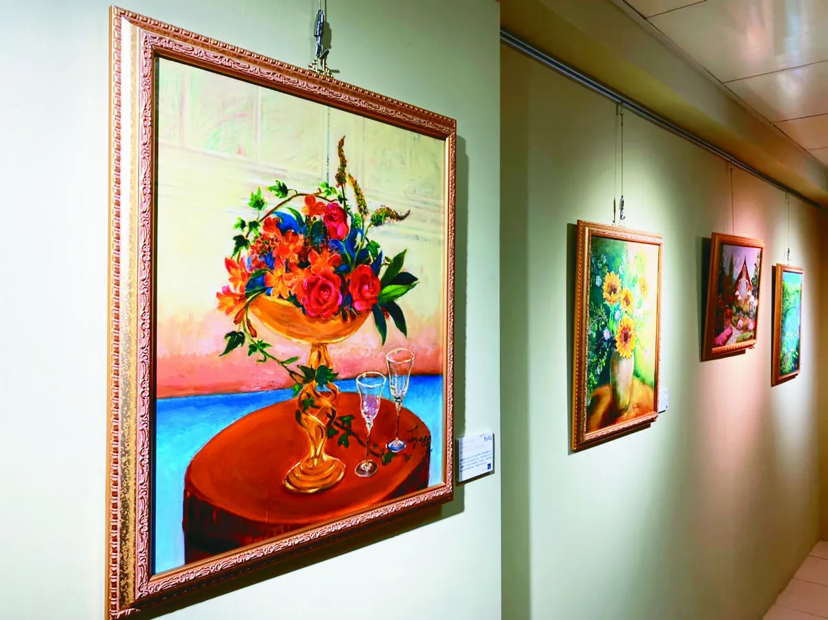 公益畫展 忠義攜手油畫家