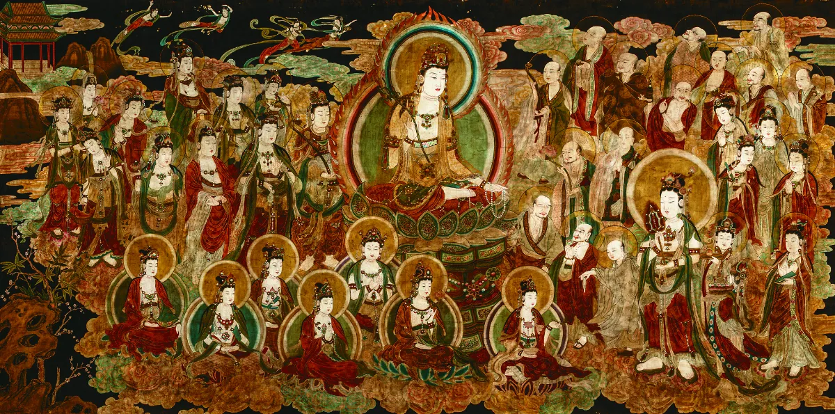 七世福千年古佛展  為疫情祈福消災障