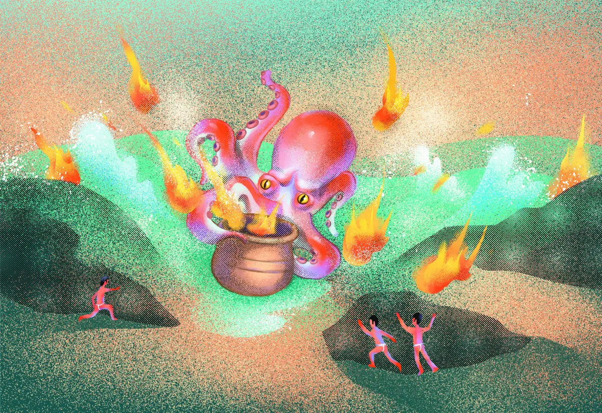 【原民說故事】 恐怖的大章魚（下）