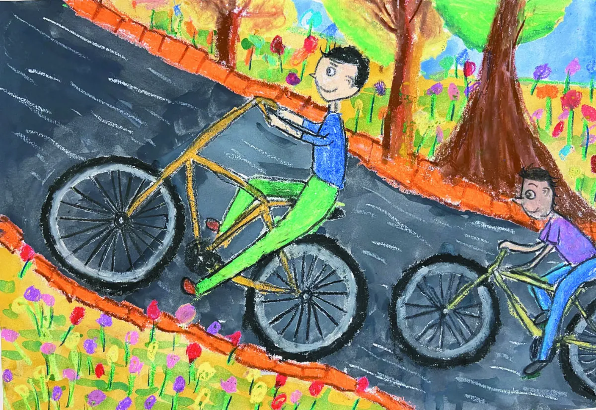 【快樂塗鴉簿】騎單車