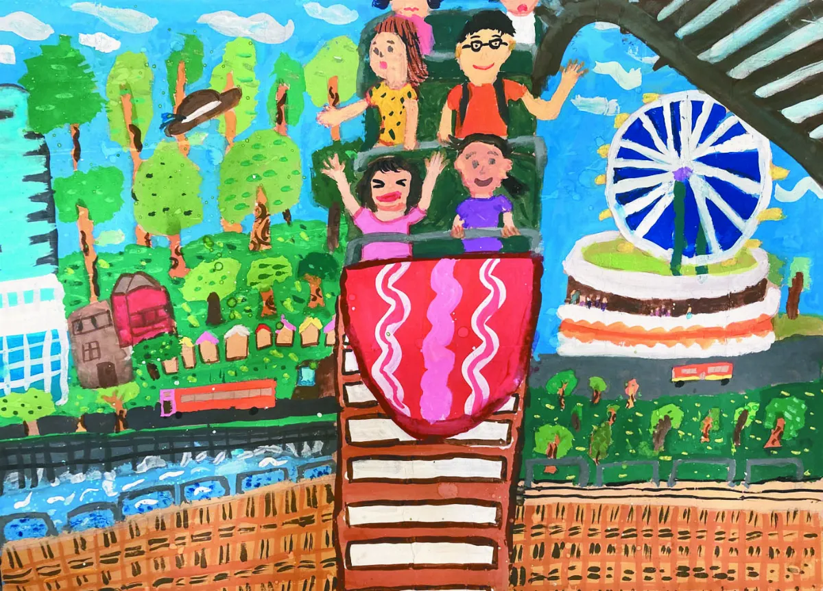 【快樂塗鴉簿】雲霄飛車初體驗