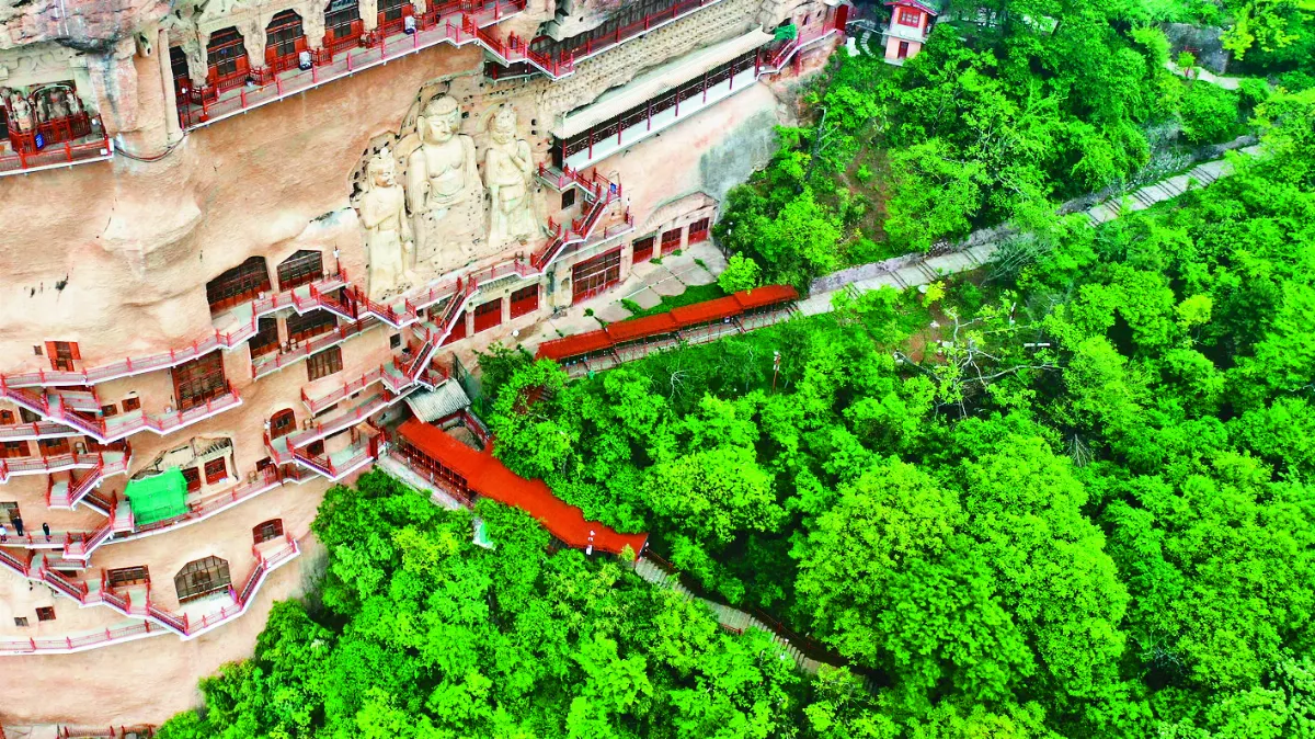 防堵疫情 著名石窟遊客稀