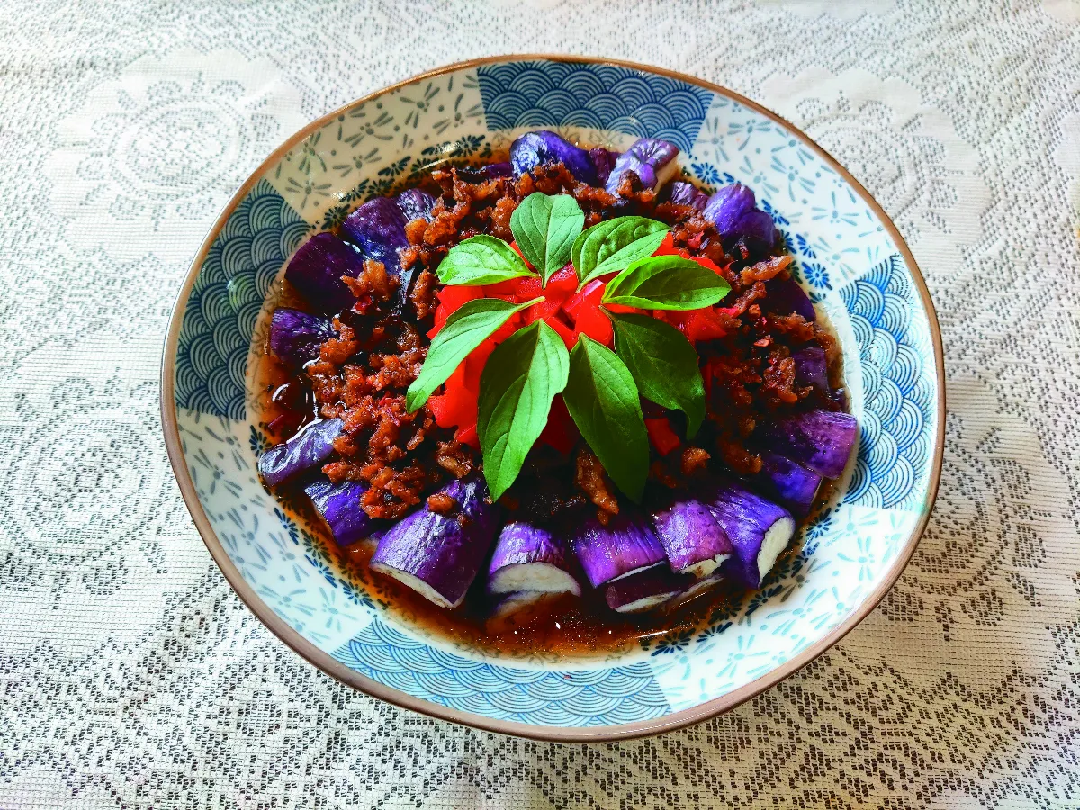 【簡單步驟做料理】 健康夢幻 紫茄子