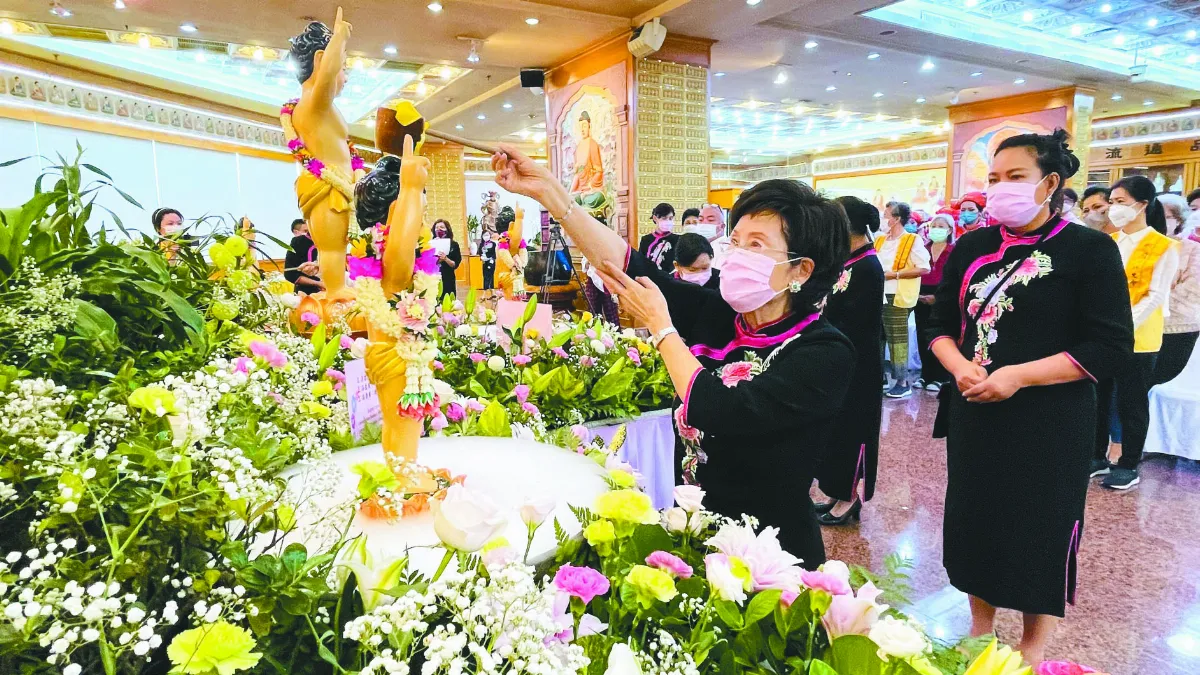 佛光山開山56周年──全球同步抄經修持 曼谷浴佛抄經 共修淨化人心