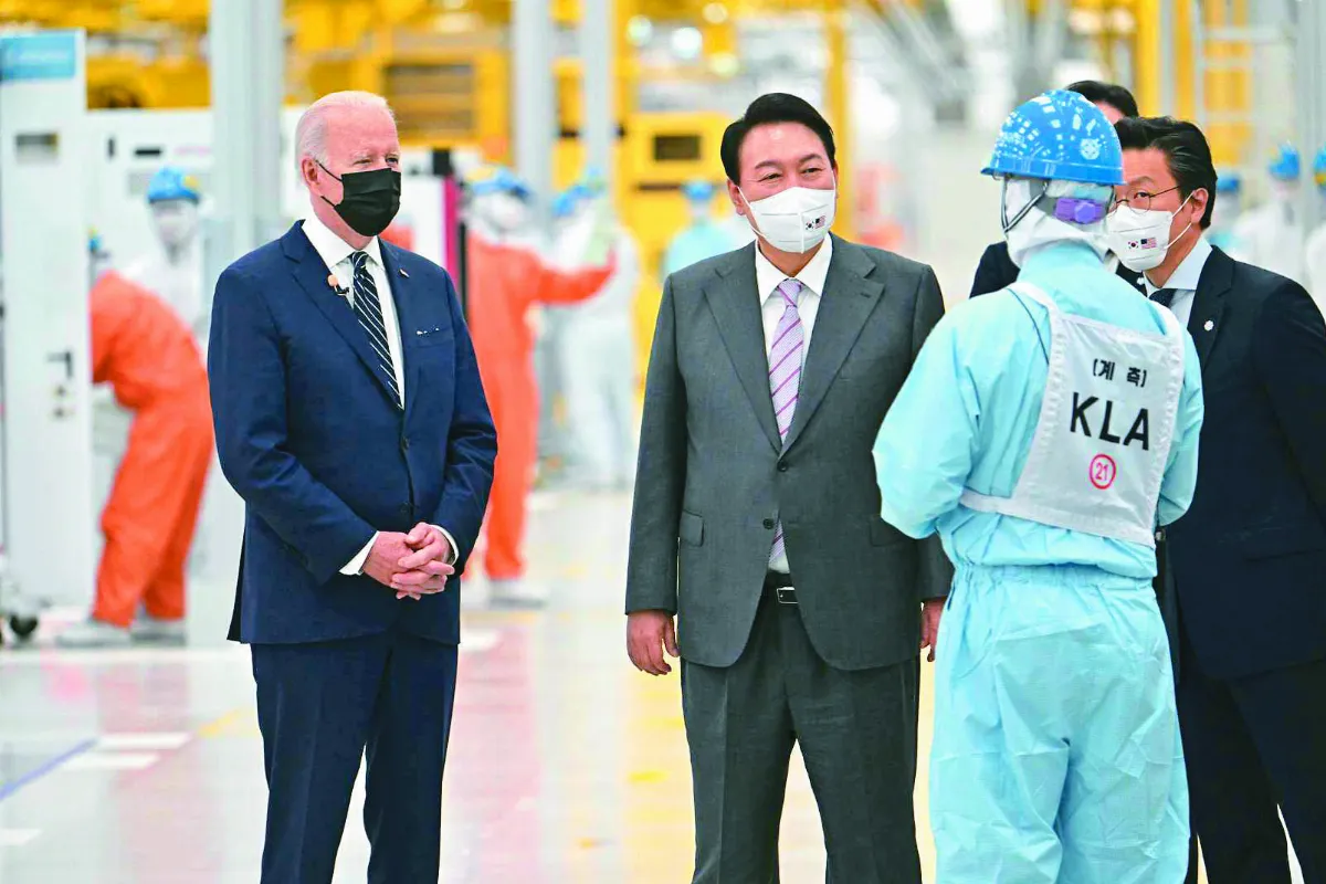 拜登抵韓 力推印太經濟架構