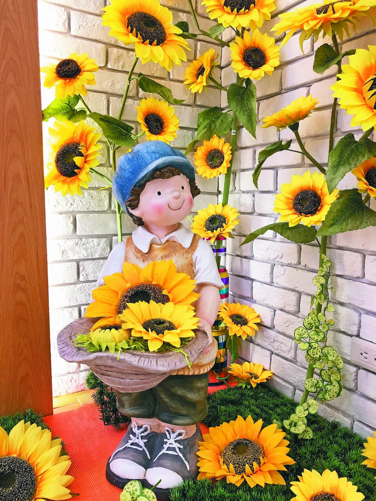 【花邊廚窗】 向日葵 迎賓好溫馨
