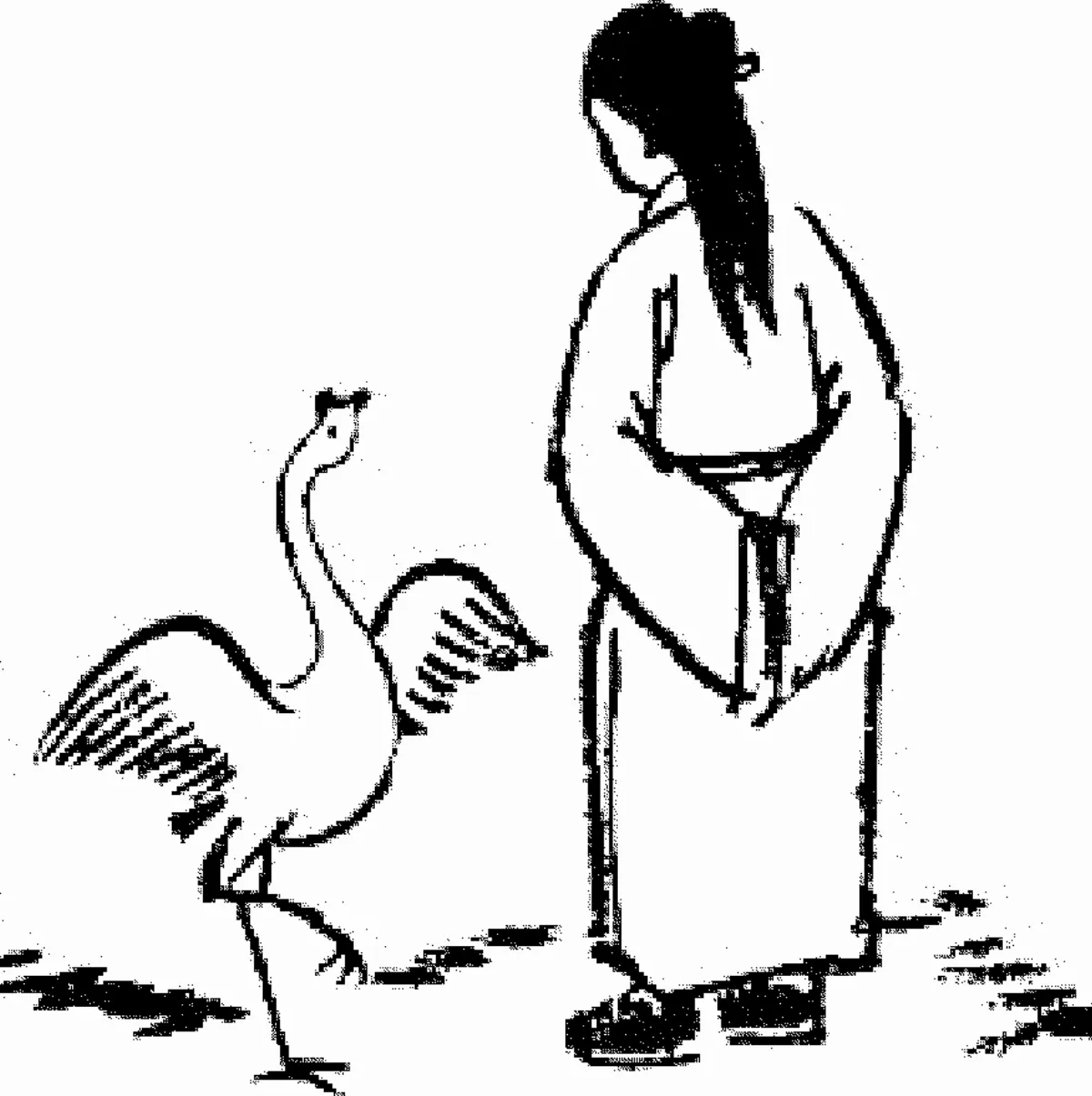 【護生畫集】鶴識舊人