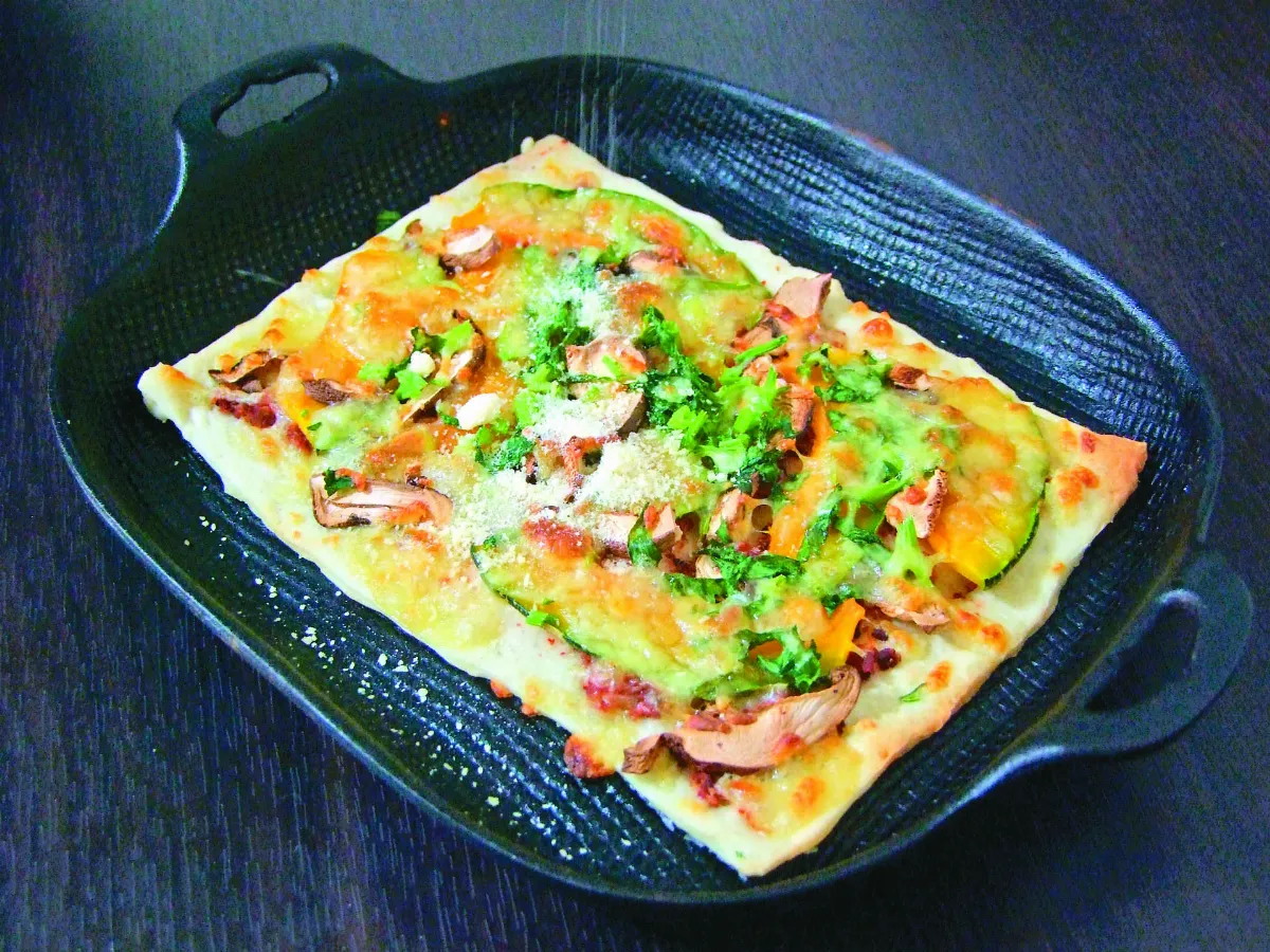 【蘭音齋】夏日南瓜 薄脆披薩