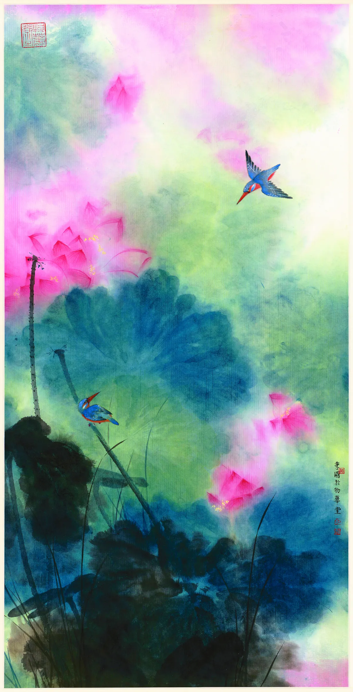 【拈花微笑——林建輝、游秉國、王士綸聯展】荷塘清夏