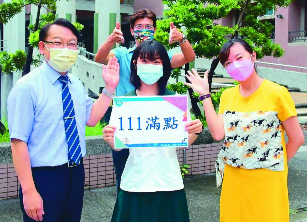 會考滿點 榜首盧昱君 正常作息不補習