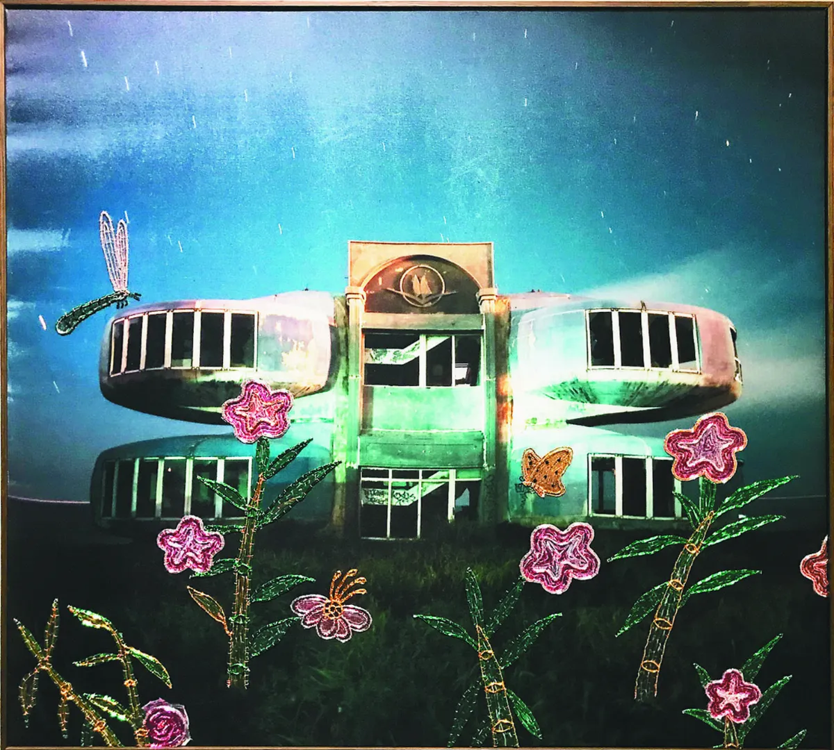 影像結合刺繡 演繹日常與無常