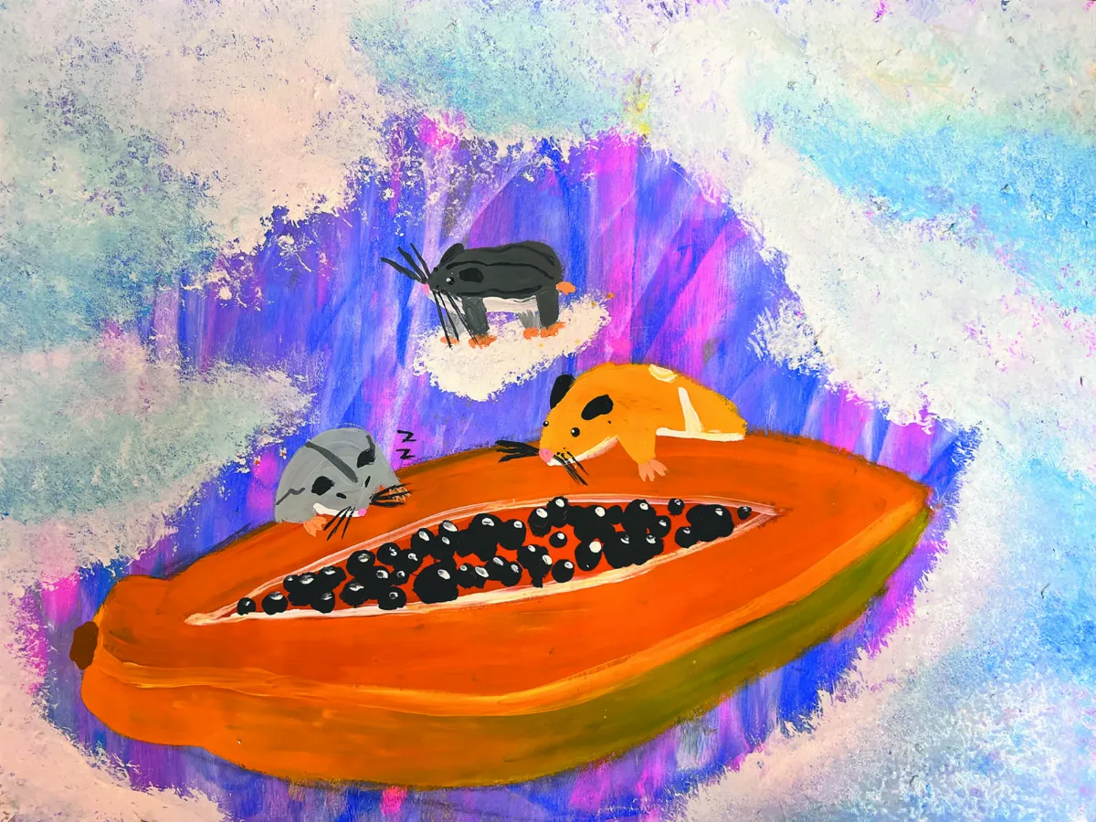 【青春藝林】貪吃的老鼠
