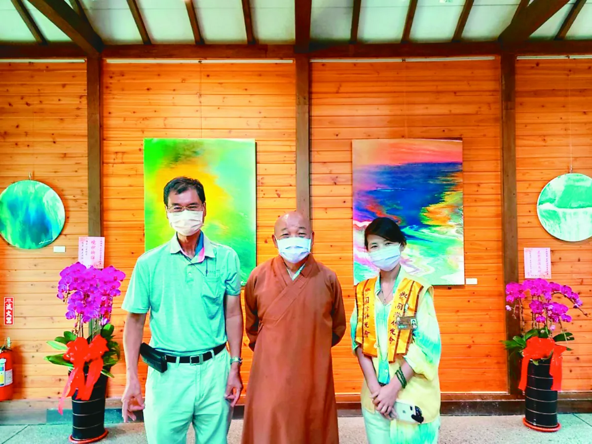 雲粹渲染畫展 藝術流露禪意