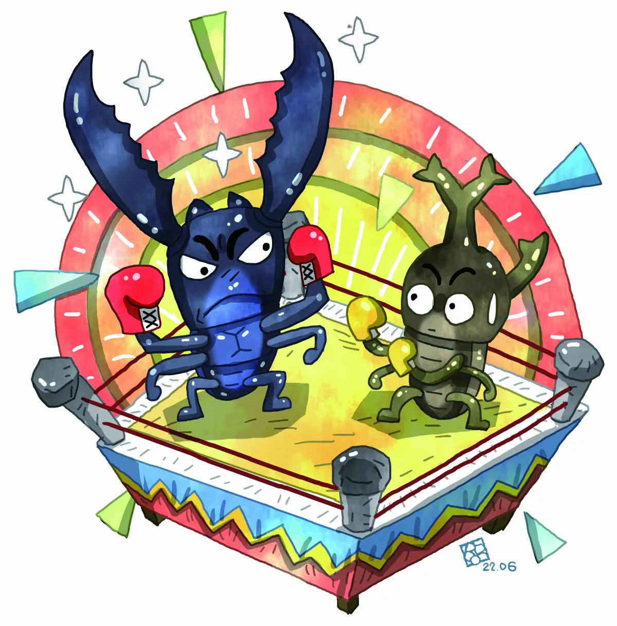 昆蟲武士 穿盔又戴甲