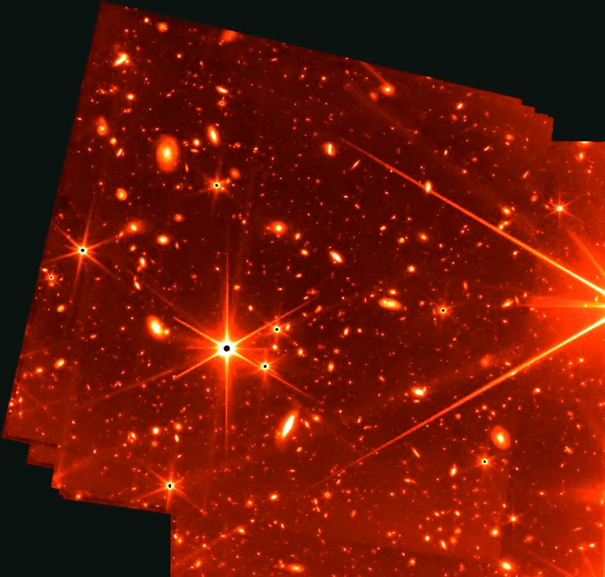 韋伯望遠鏡拍到 前所未見遙遠星系