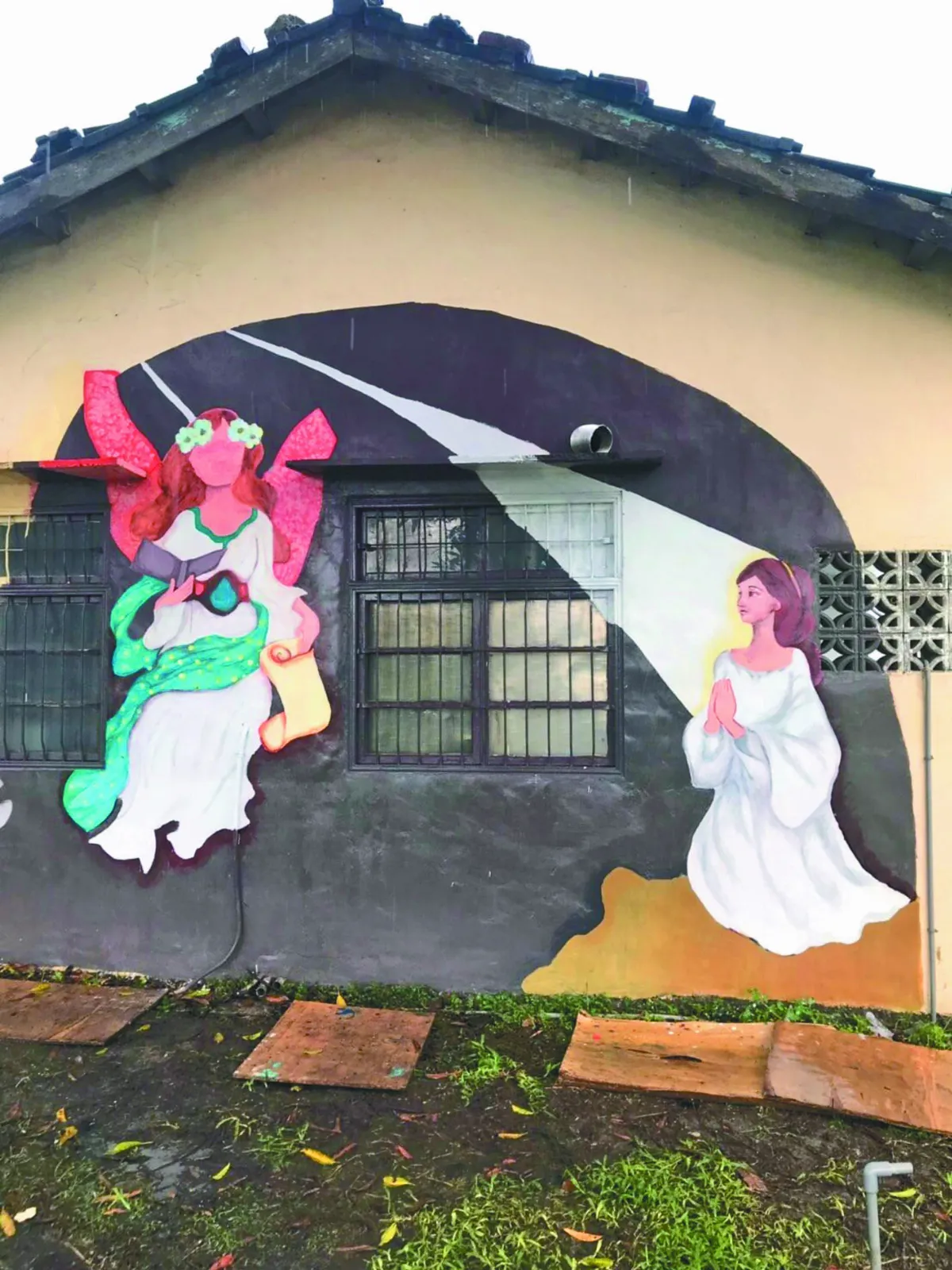 聖玫瑰教堂 彩繪聖母領報