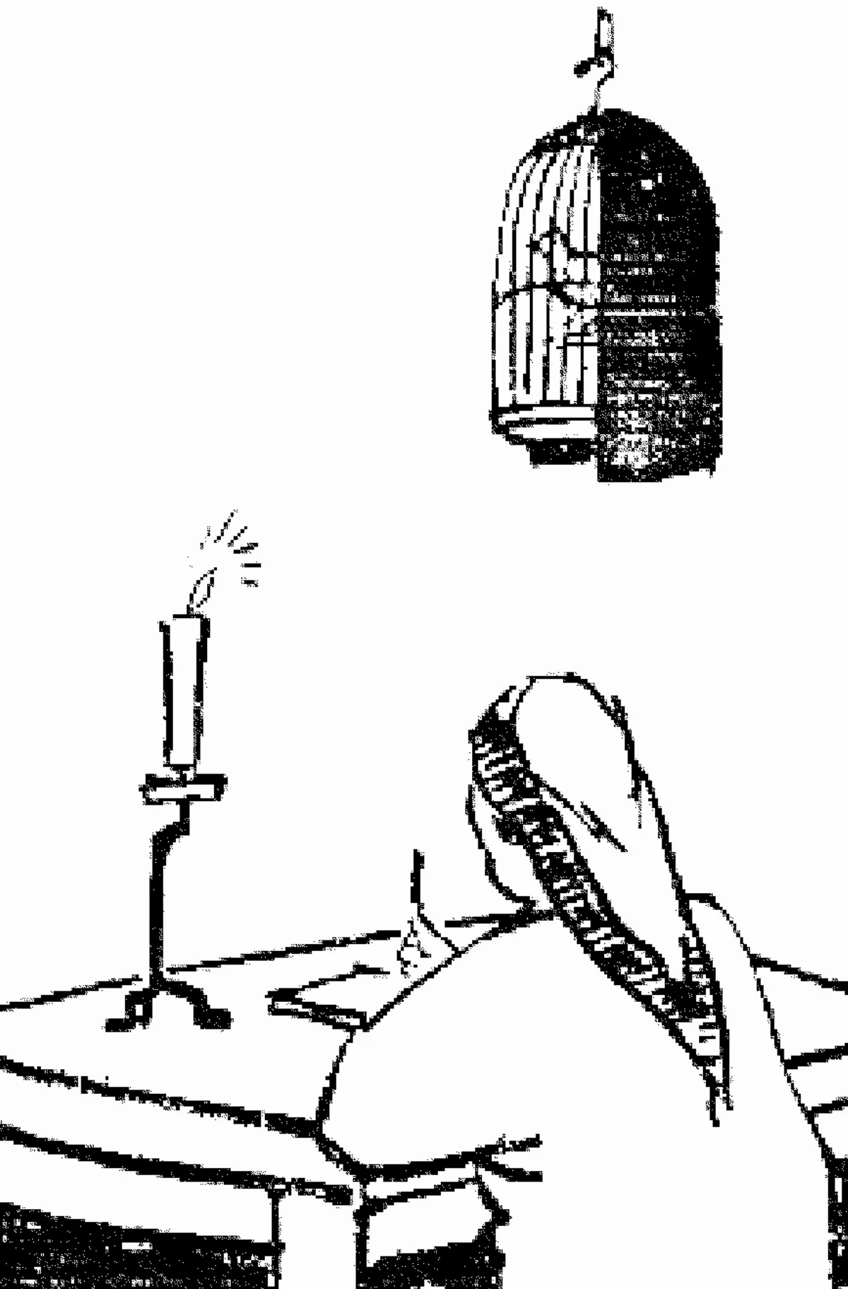 【護生畫集】 知更雀