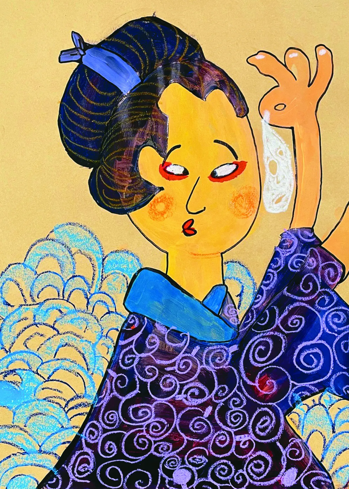 【快樂塗鴉簿】 日本人物畫