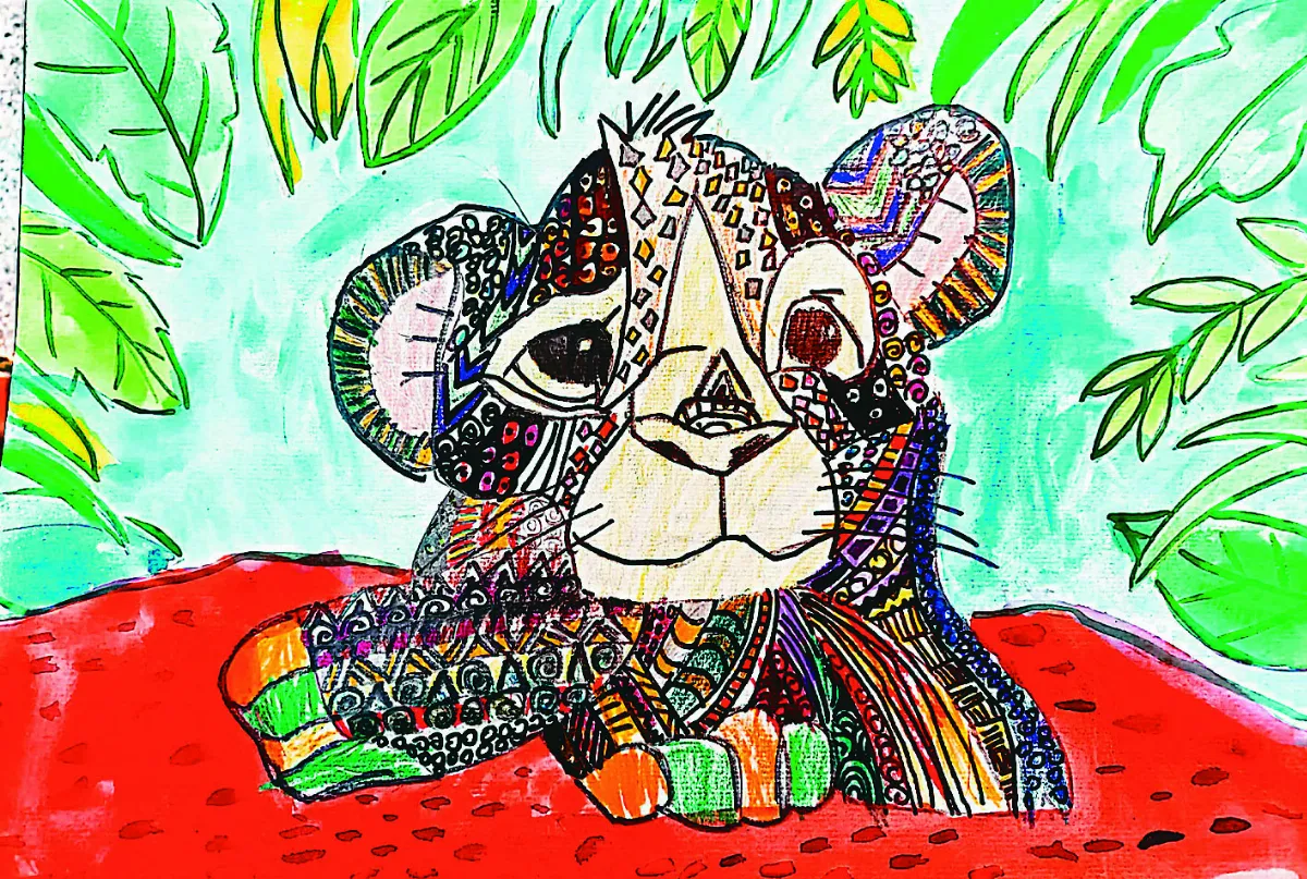 【快樂塗鴉簿】 獅子王