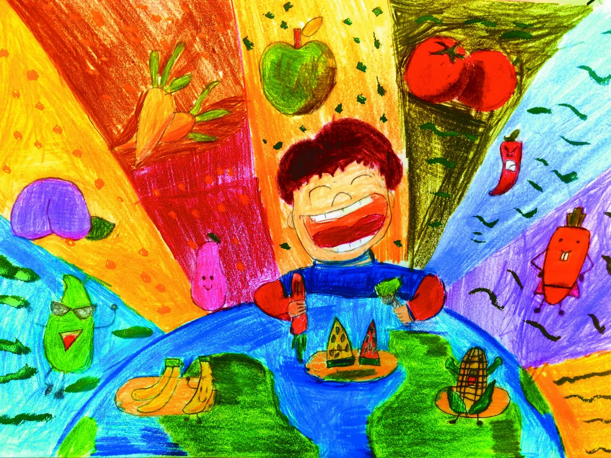 【快樂塗鴉簿】吃蔬果救地球