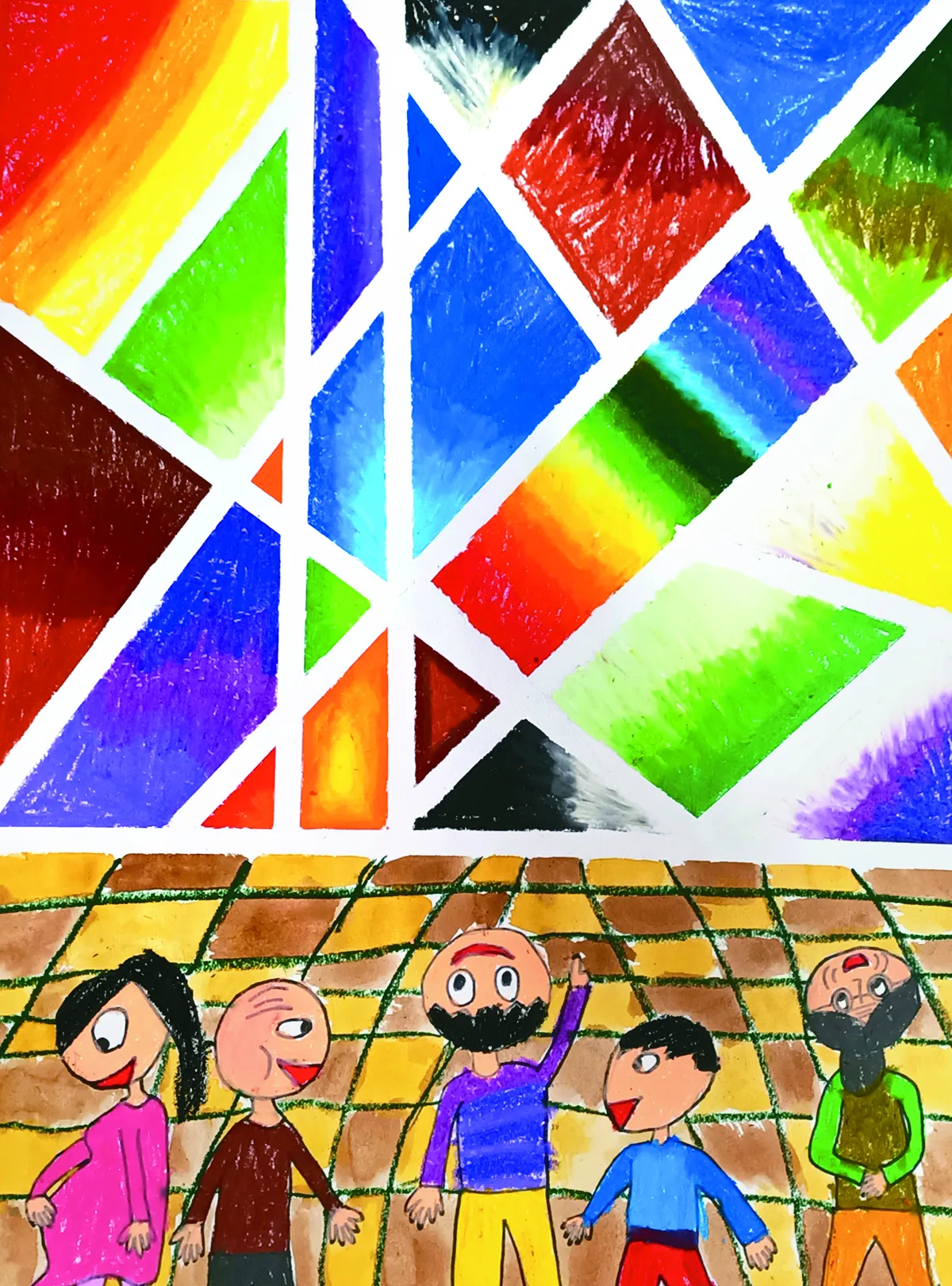 【快樂塗鴉簿】參觀畫展