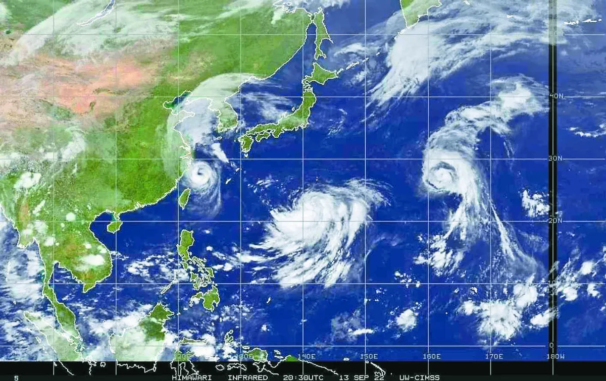 好天氣至下周一 輕颱南瑪都形成 3颱共舞