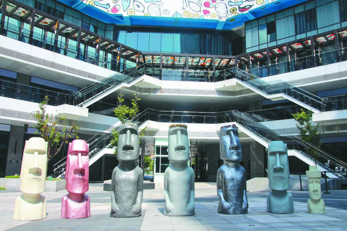 摩艾石像 現身大里