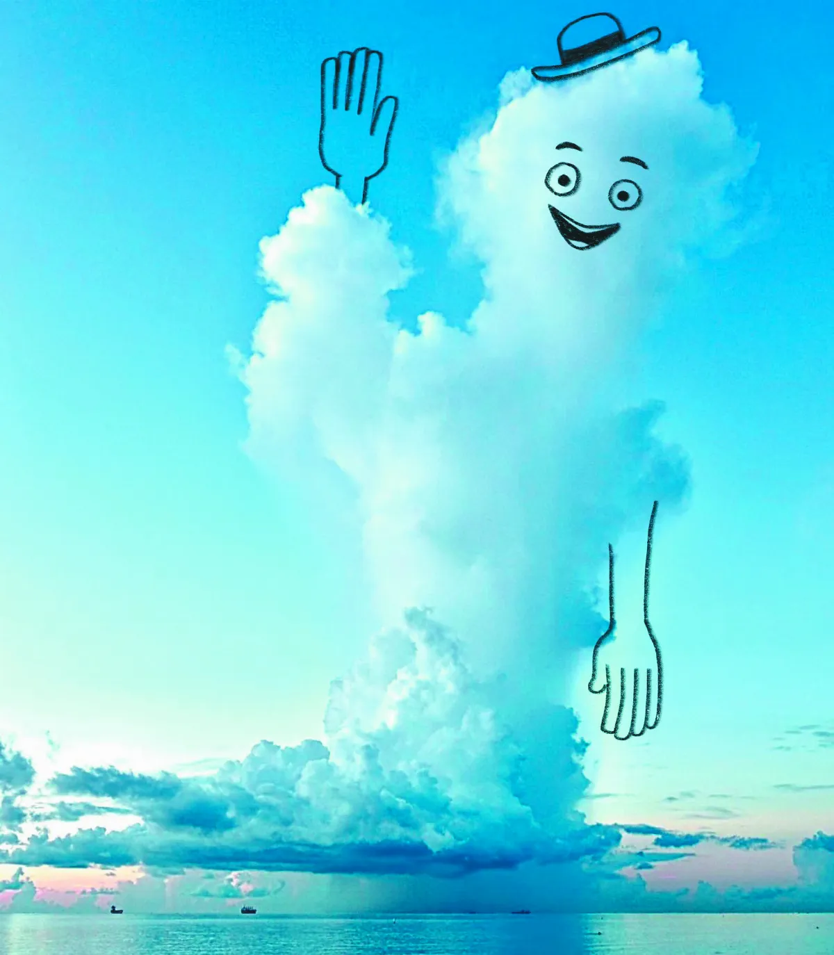 塗鴉雲爆紅  疫外重拾笑容