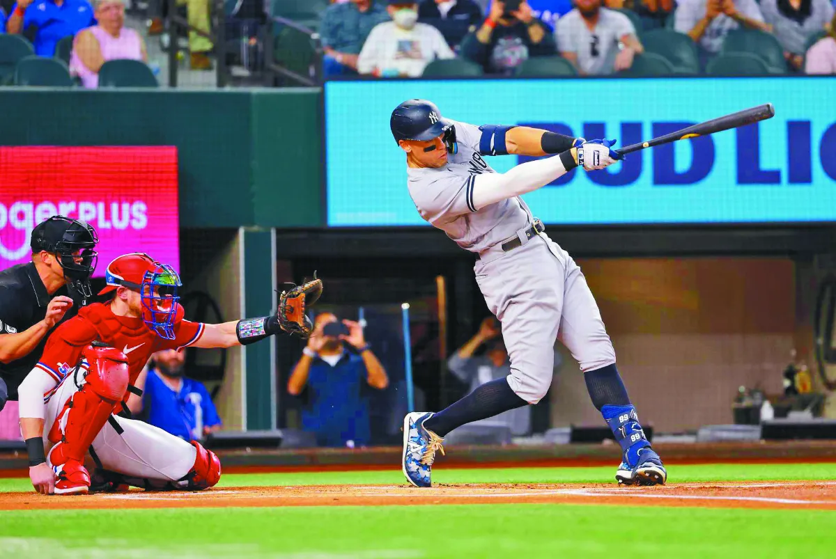 MLB 賈吉單季62轟 破美聯61年紀錄