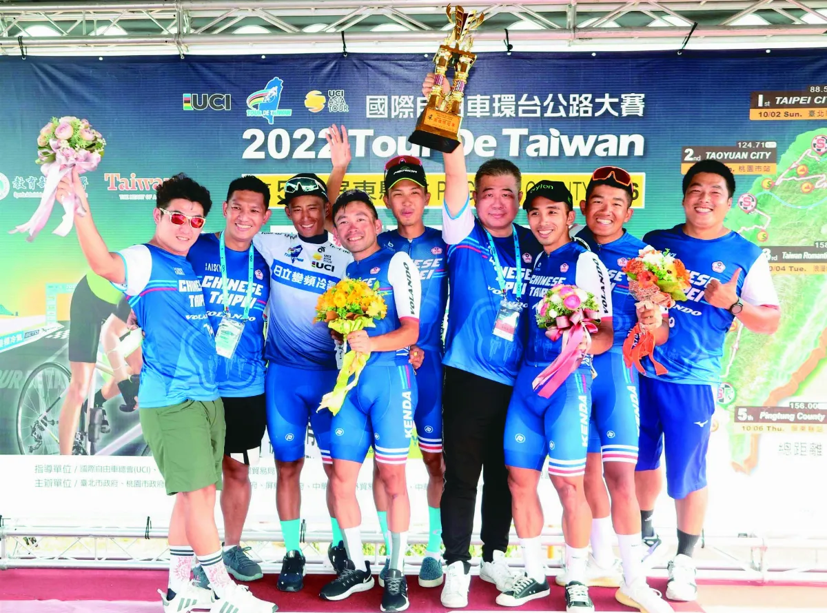 自由車環台賽 中華隊首奪冠
