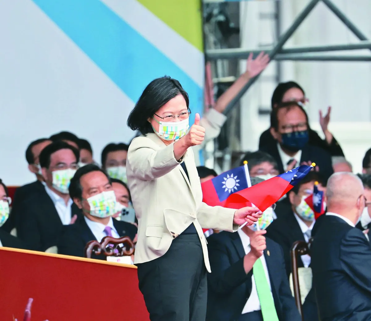 蔡：兵戎相見 非兩岸選項