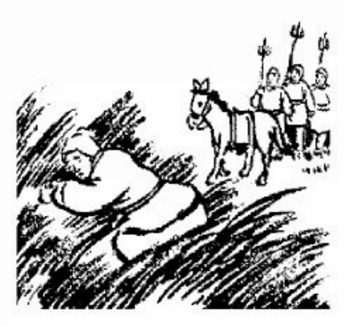 【護生畫集】馬救主（二）
