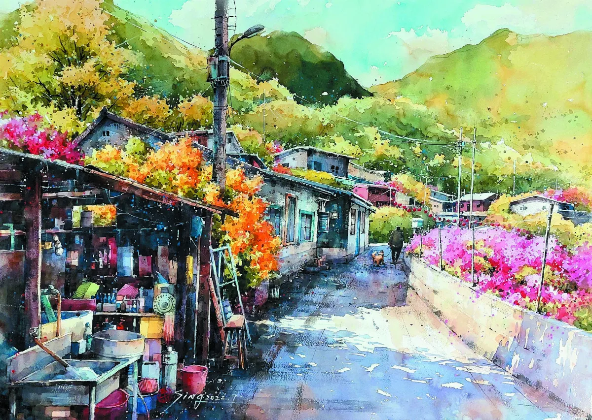 遊台灣玩水彩  幫主繪寫城鄉風情