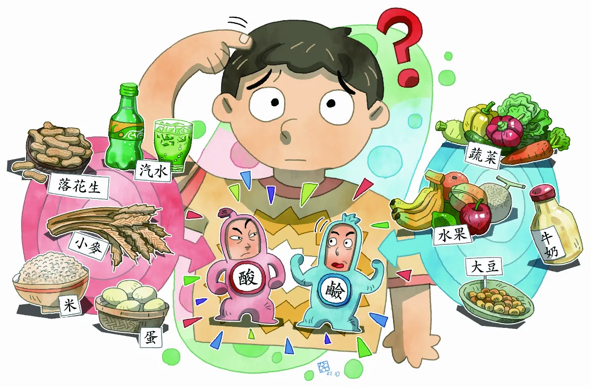 吃酸吃鹼會改變體質？