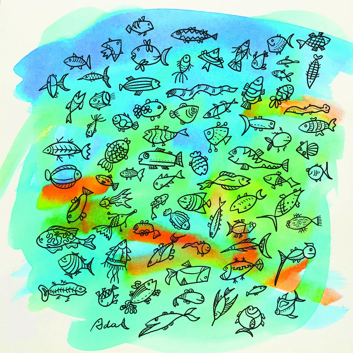 【浮世畫框】 魚
