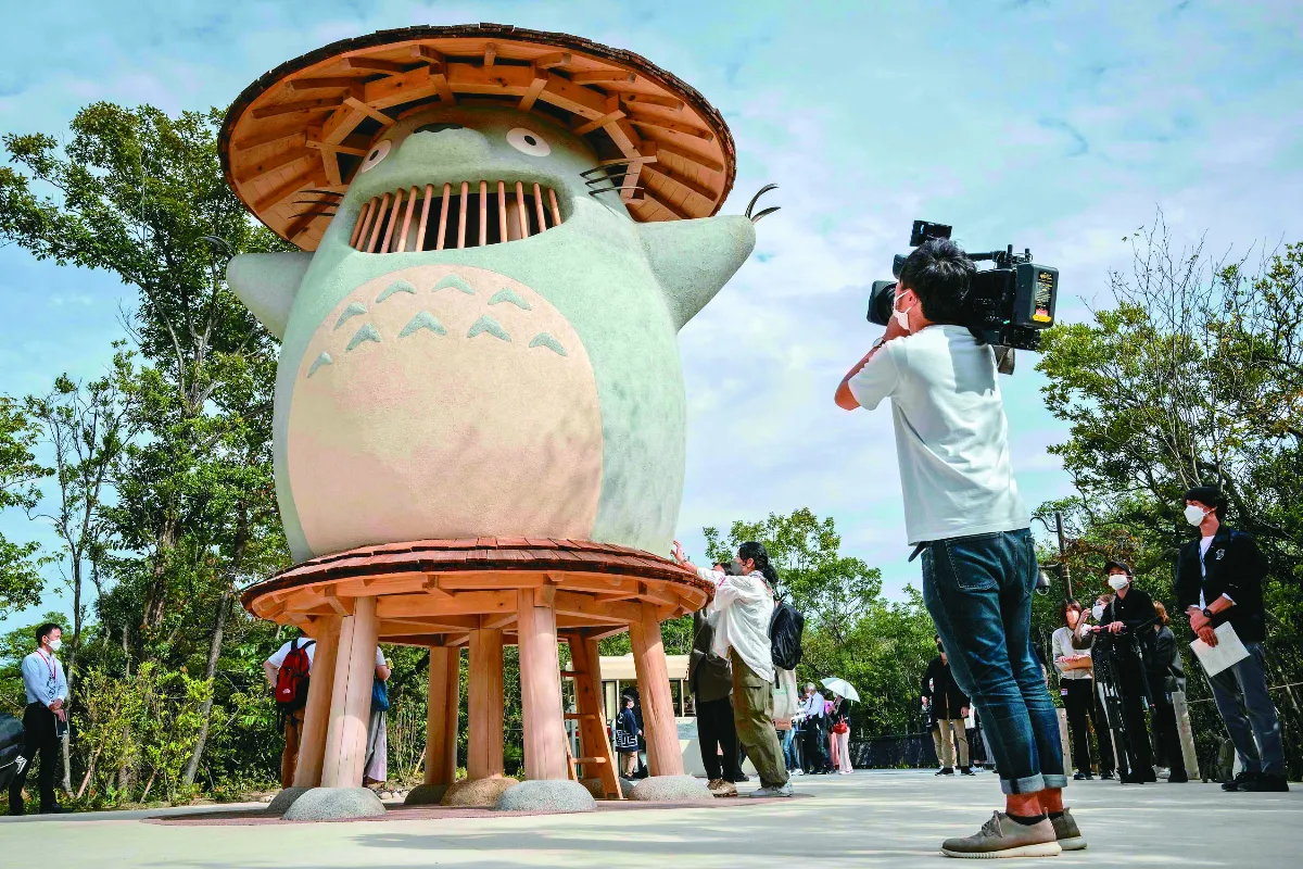 宮崎駿手繪龍貓 賀吉卜力開園