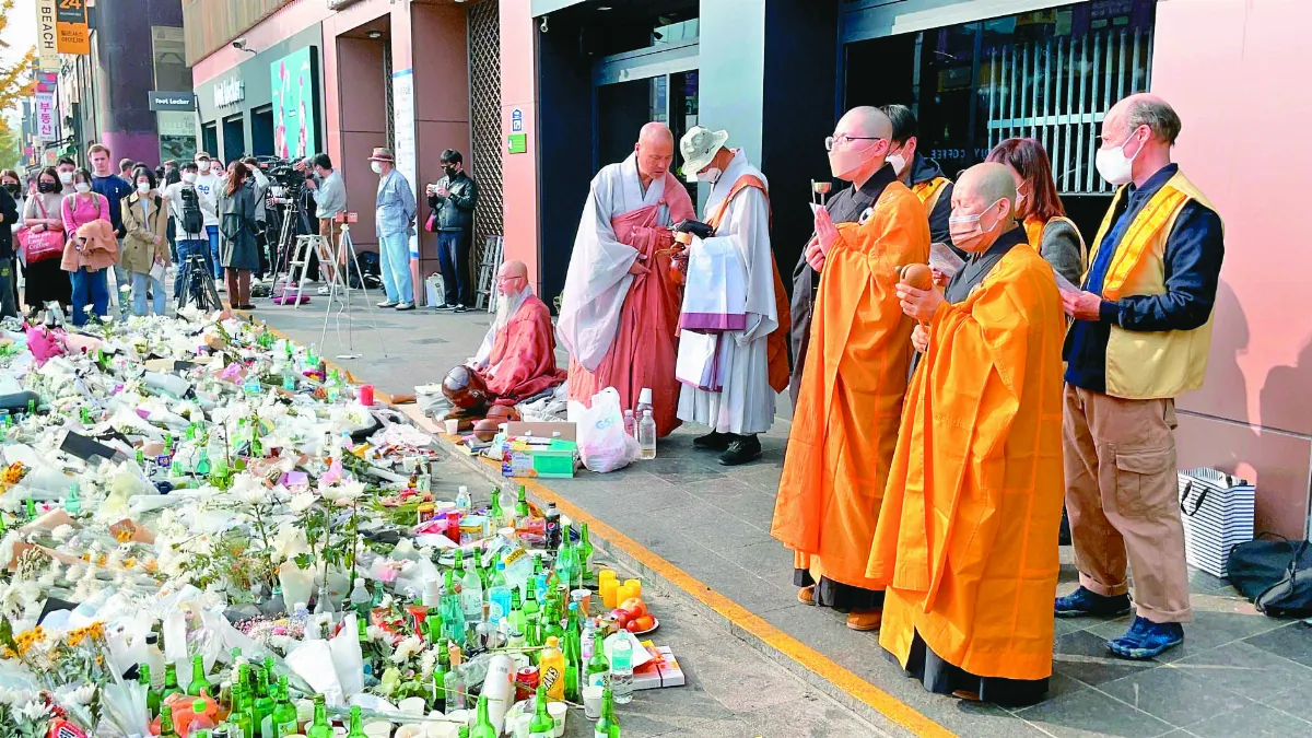 梨泰院事故 佛光山為罹難者祈福