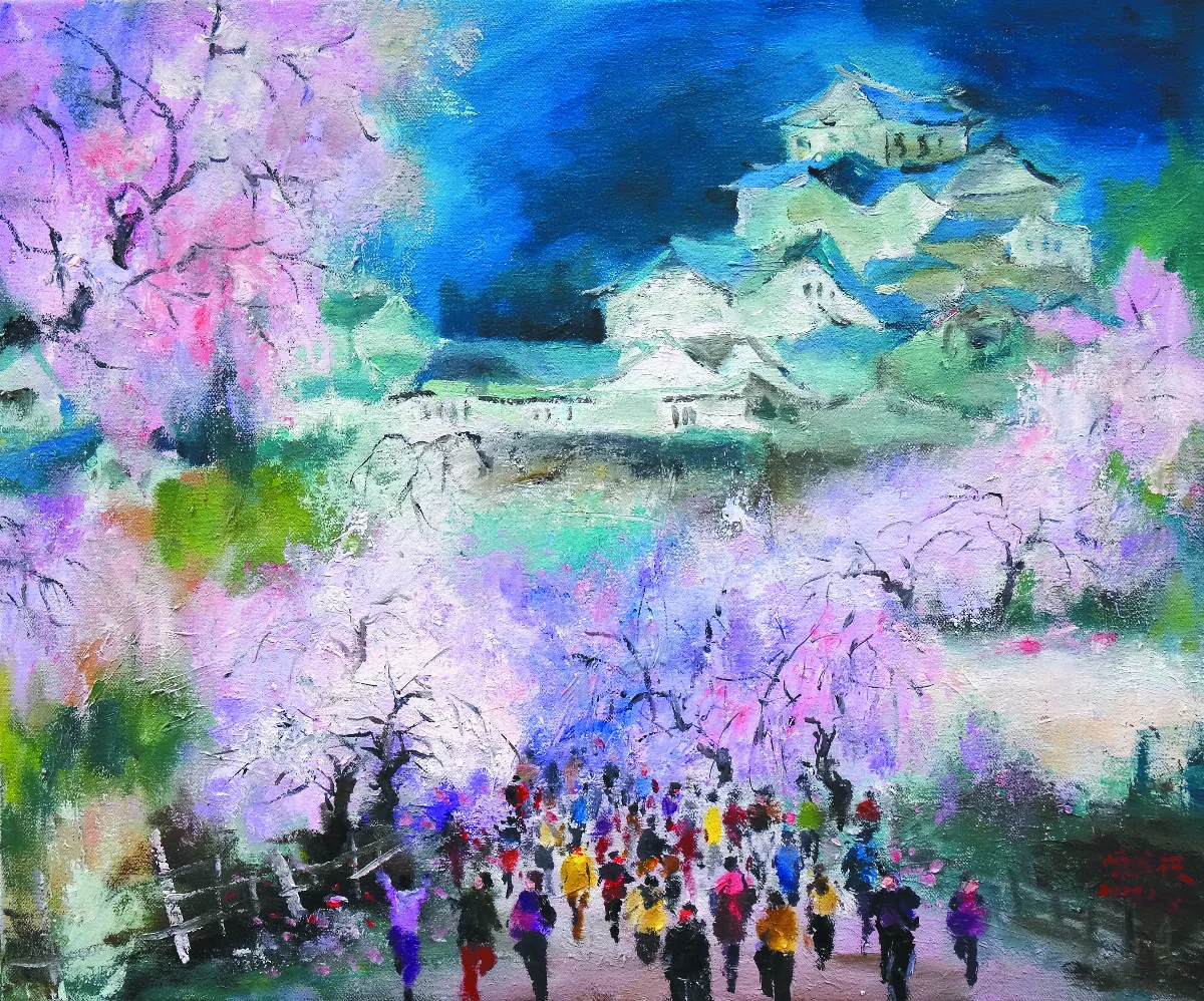 【印象之旅——陳美祝西畫個展】 姬路城