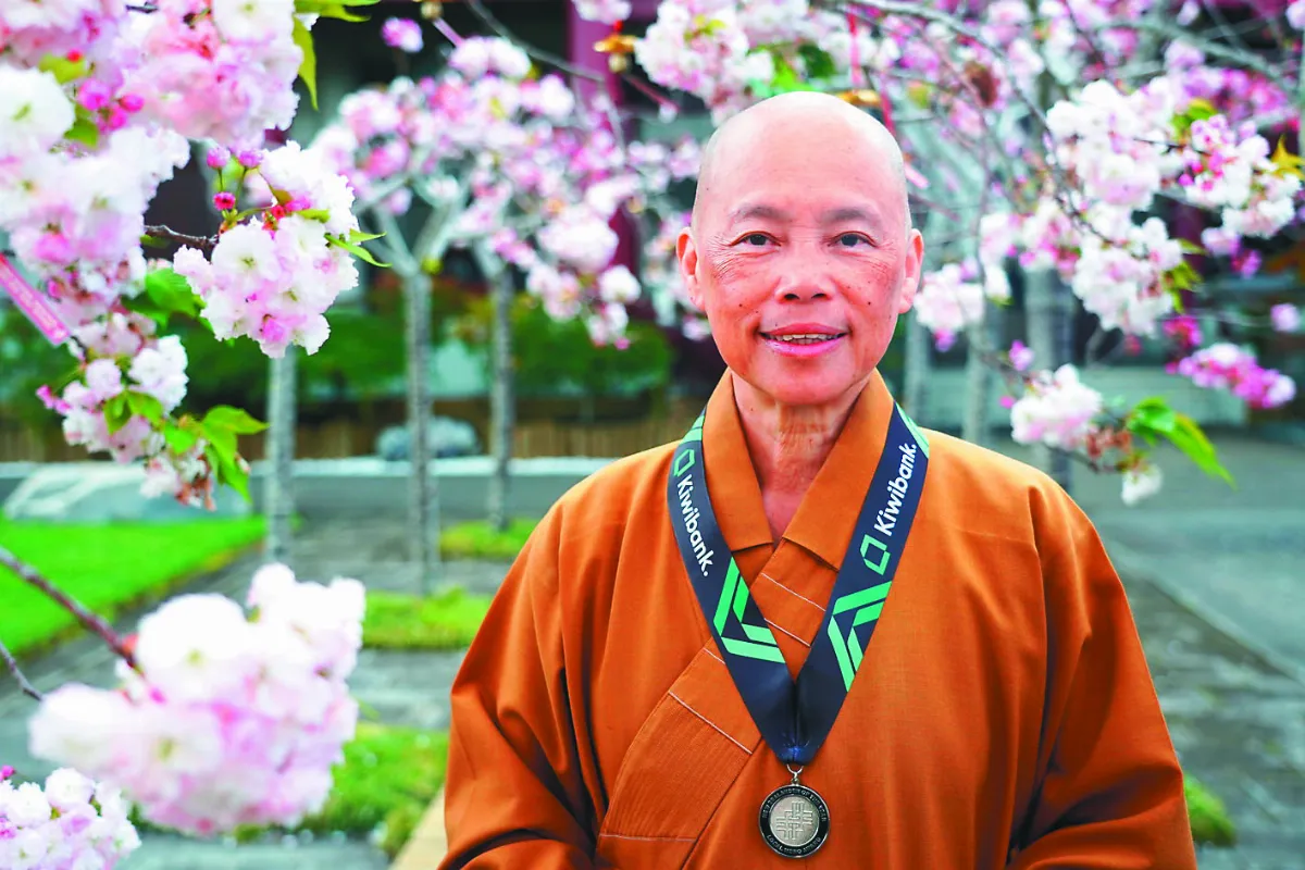 佛光山滿信法師 獲紐西蘭英雄獎