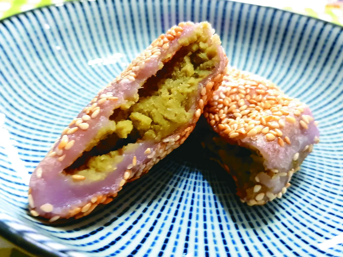 香煎白芝麻糯米餅