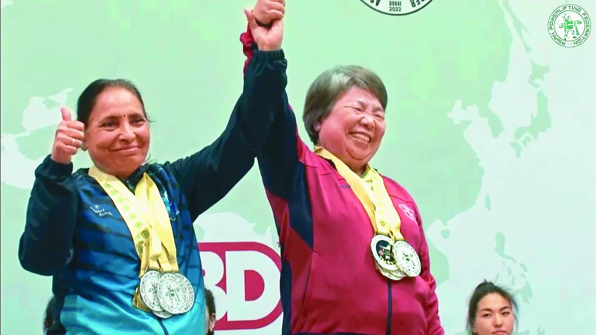 61歲台灣健力Ｑ嬤 杜拜奪4金
