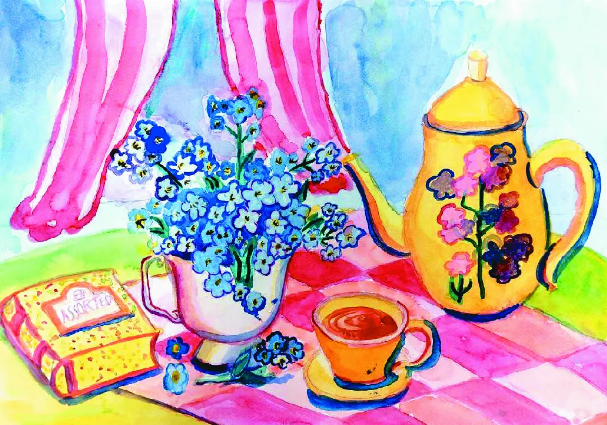 【快樂塗鴉簿】 下午茶