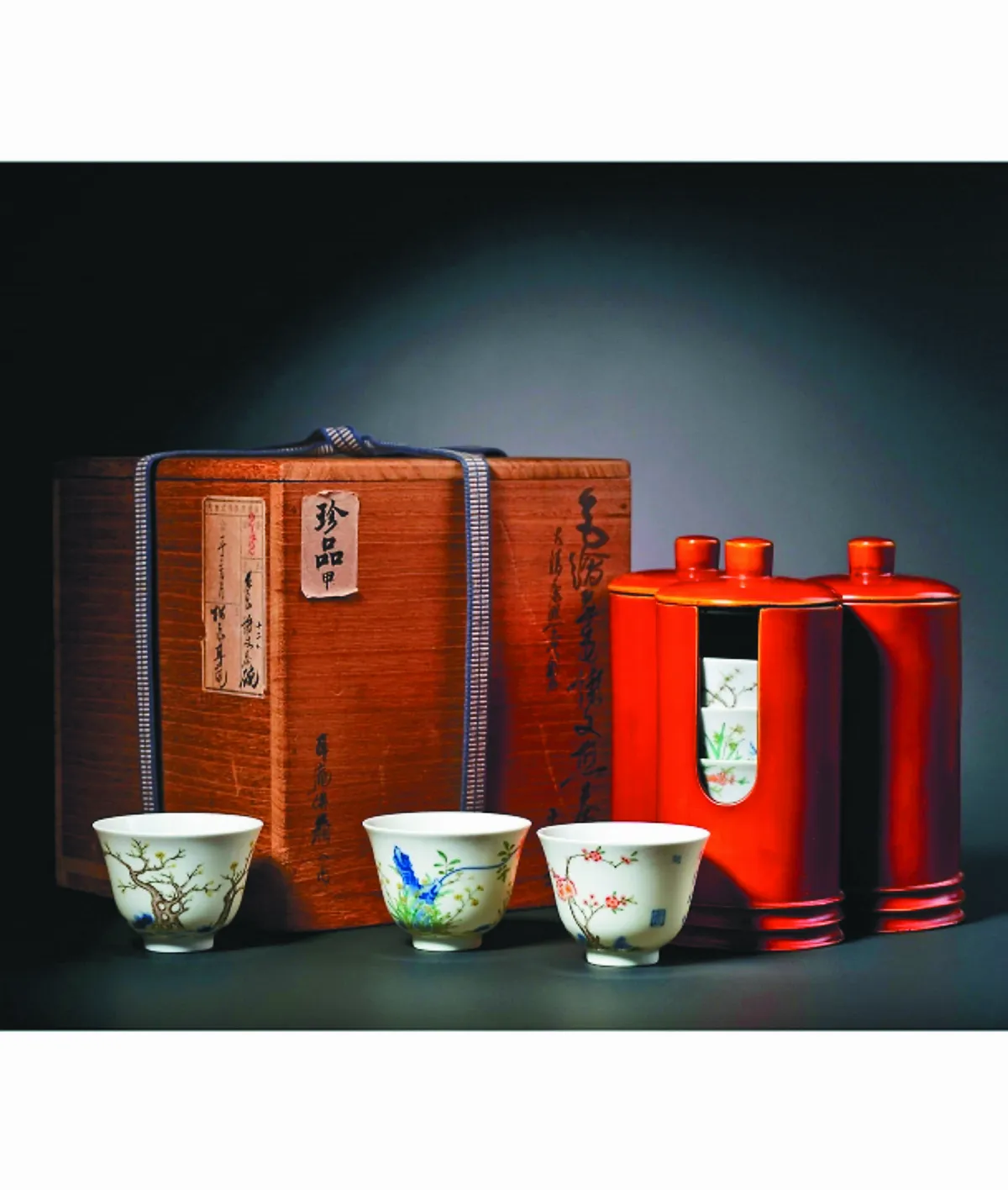 絕美康熙十二花神杯 罕見亮相