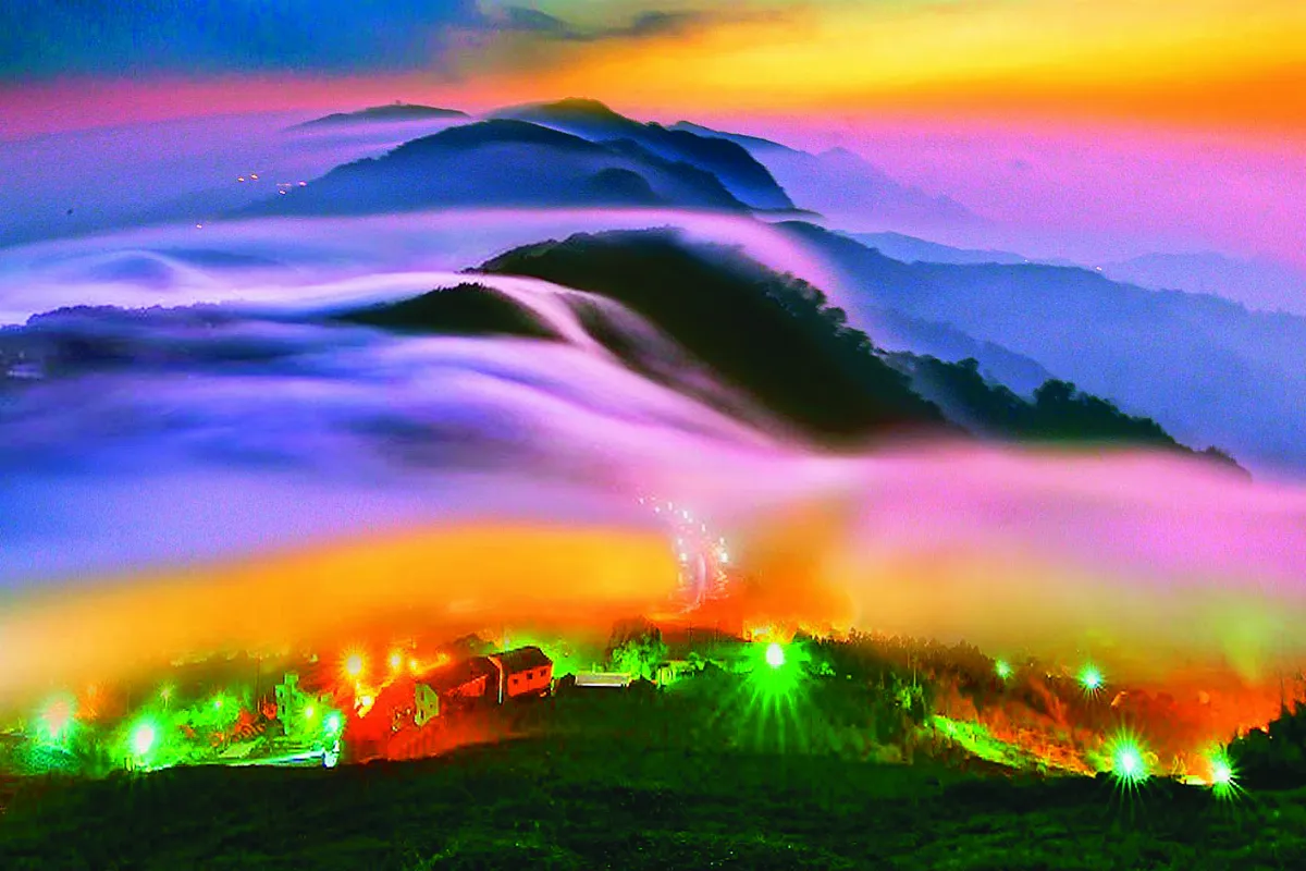 雲瀑、琉璃光 絕嘉美景