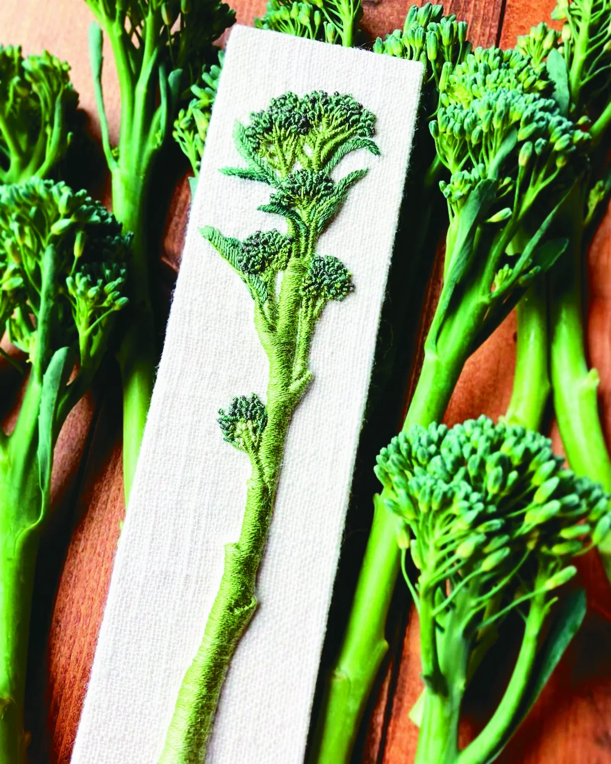 刺繡種蔬菜 翠綠鮮活像現摘