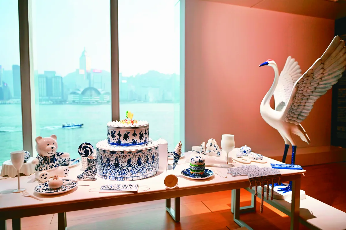 嘉靖生日宴  端出青花瓷蛋糕